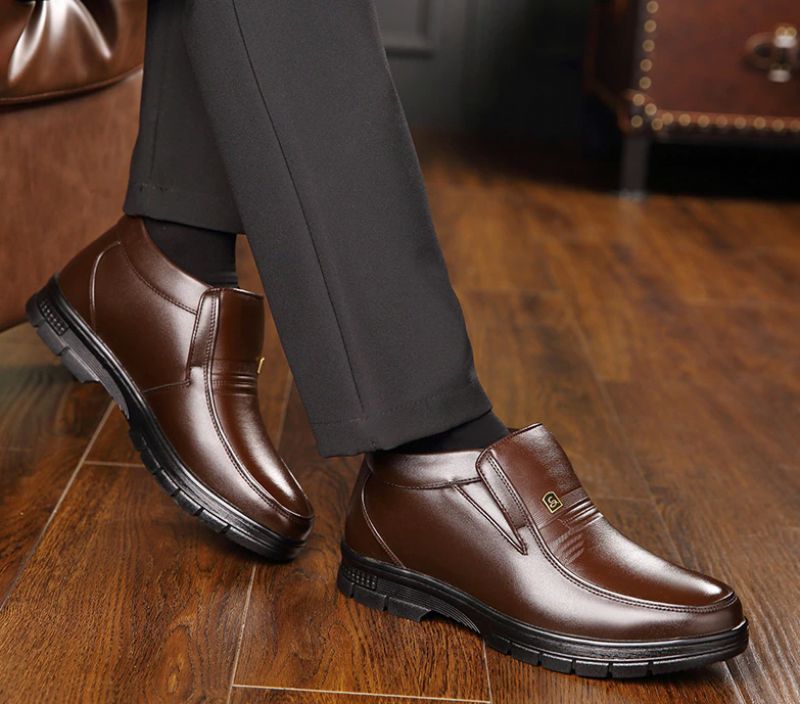 Atlantis Męskie Buty Zimowe - Czarny