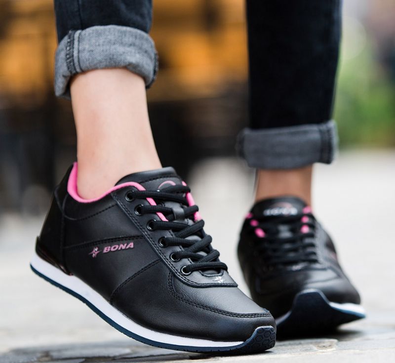 Audry Damskie Sportowe Trampki Ze Sznurowadłami - Biały