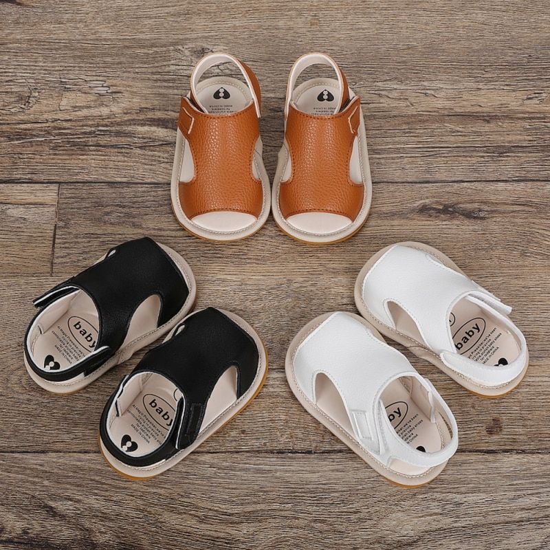 August Baby Chłopięce Buty Outdoorowe Sandały - Czarny