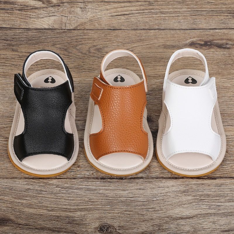 August Baby Chłopięce Buty Outdoorowe Sandały - Czarny