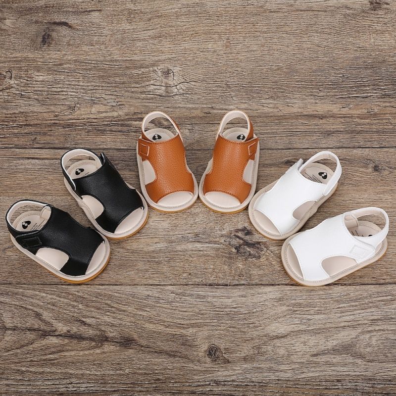 August Baby Chłopięce Buty Outdoorowe Sandały - Czarny