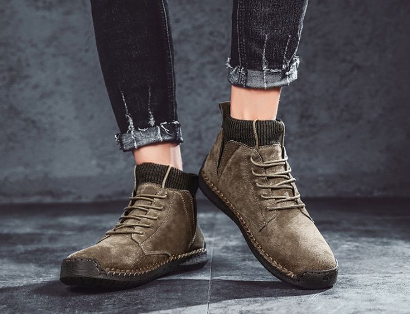 Axio Męskie Buty Ciepłe - Brązowy