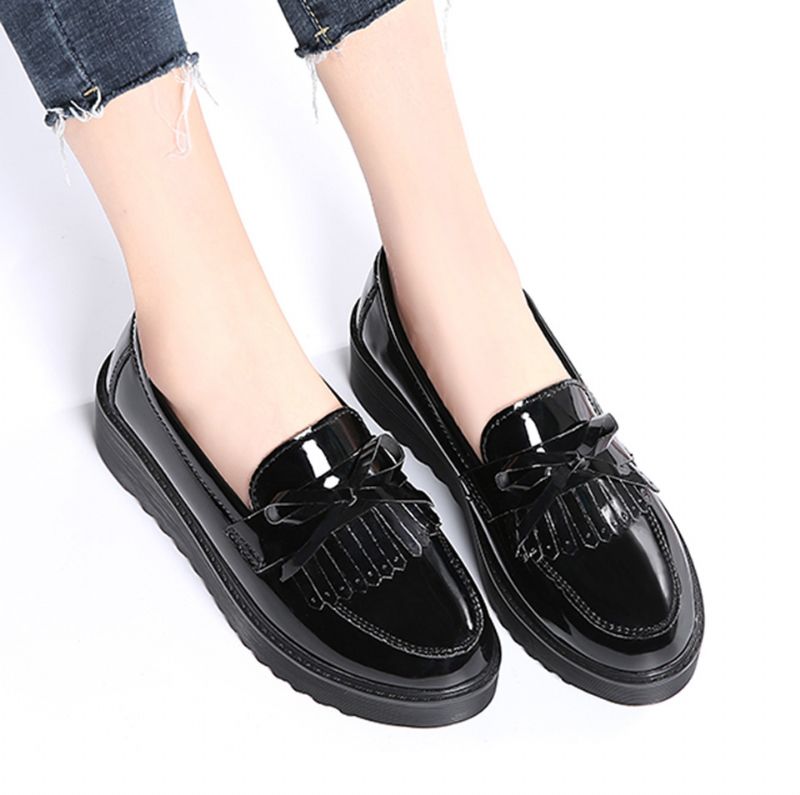 Baratta Damskie Lakierowane Buty Oxford - Czarny