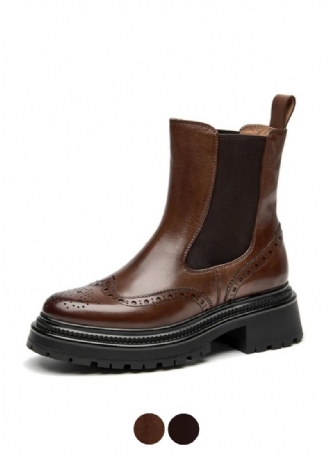 Barbara Damskie Buty Typu Brogue Chelsea