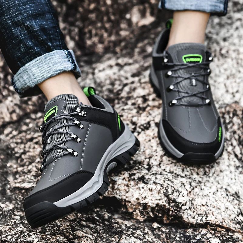 Barner Męskie Buty Trekkingowe - Brązowy