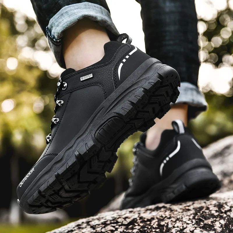 Barner Męskie Buty Trekkingowe - Brązowy