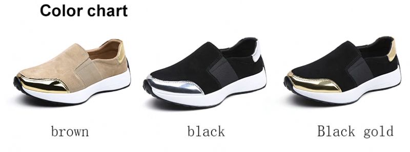Barry Slip-ons - Czarno-złoty