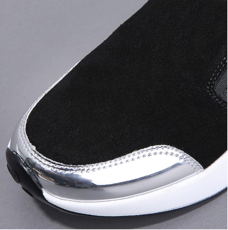 Barry Slip-ons - Czarno-złoty