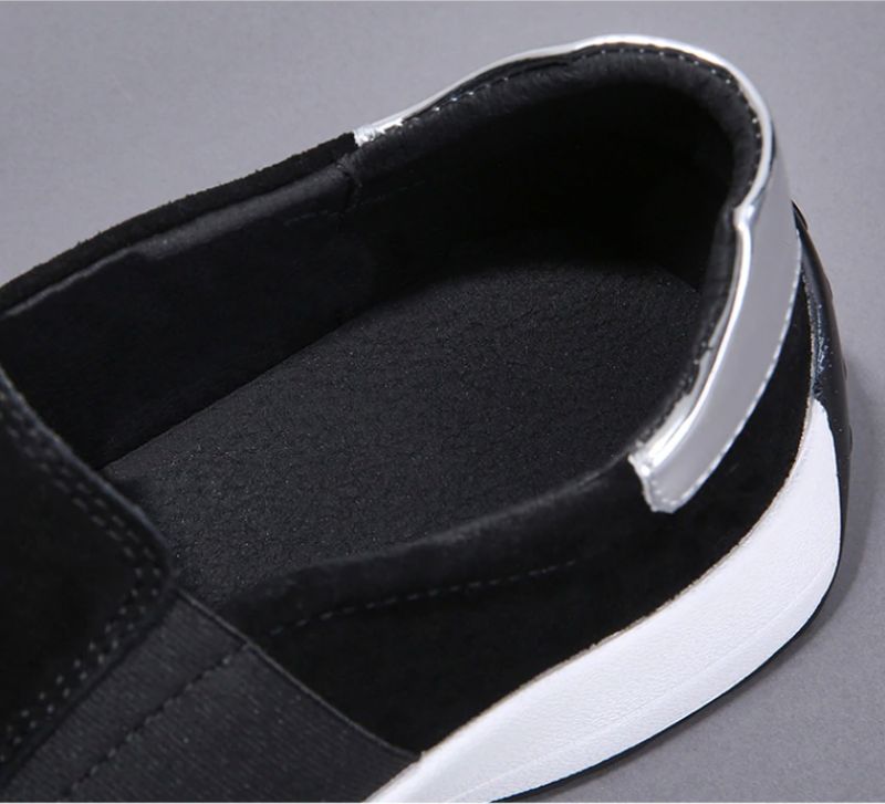 Barry Slip-ons - Czarno-złoty