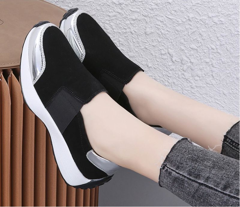 Barry Slip-ons - Czarno-złoty