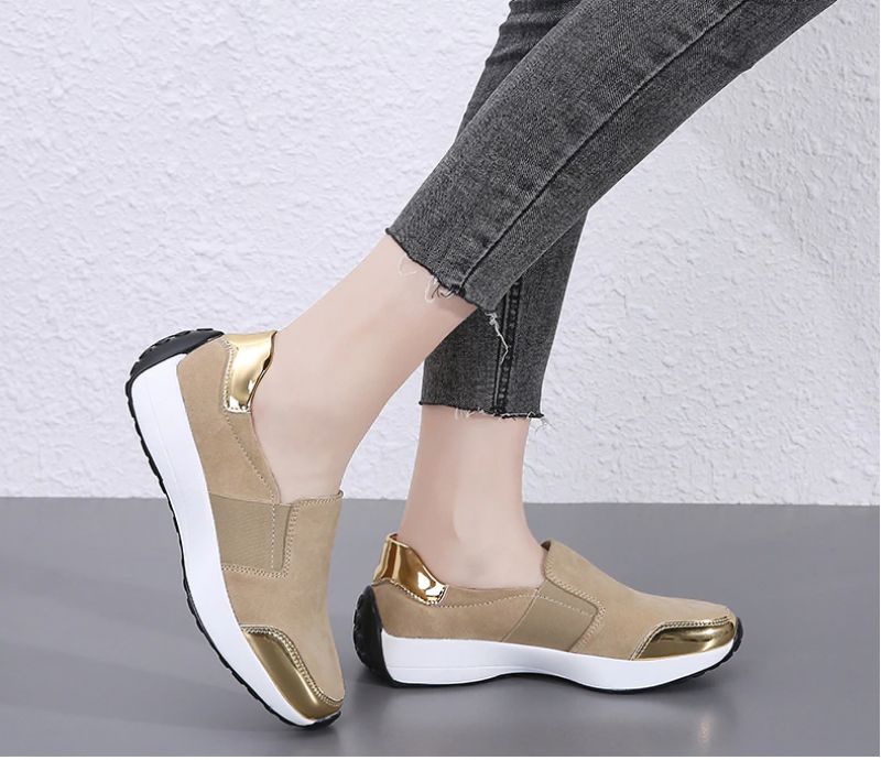 Barry Slip-ons - Czarno-złoty