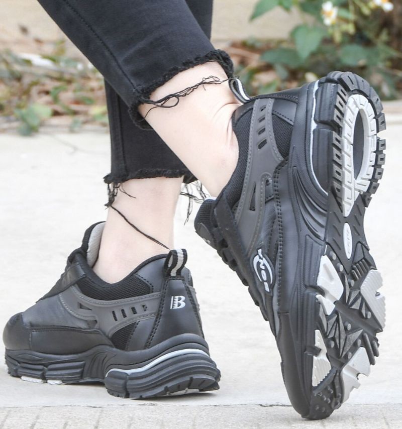 Bazun Dla Obu Płci Casual Sneaker - Czarny