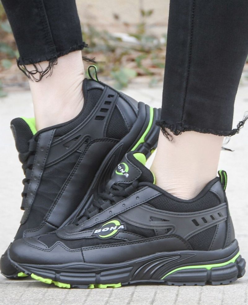 Bazun Dla Obu Płci Casual Sneaker - Czarny