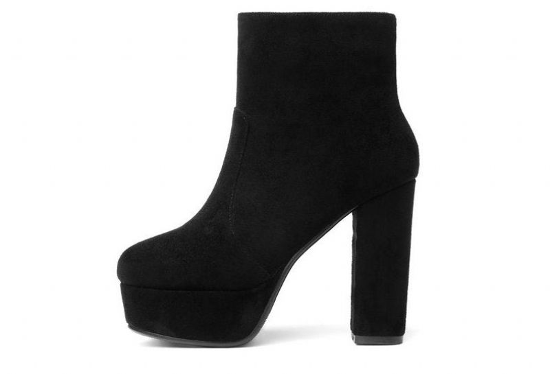 Bea Damskie Buty Do Kostki - Czarny