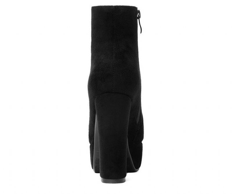 Bea Damskie Buty Do Kostki - Czarny