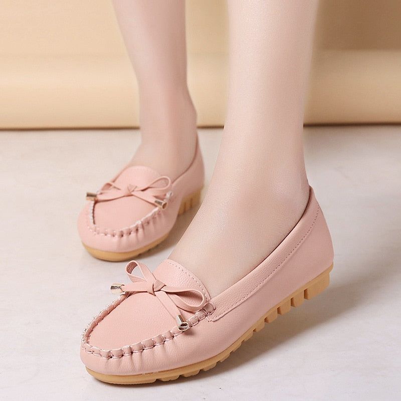 Belief Damskie Mokasyny Czarne Buty - Czarny