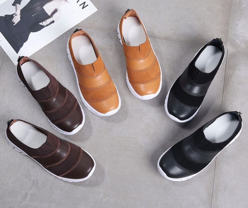 Benna Damskie Buty Wsuwane - Czarny