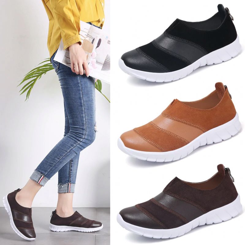 Benna Damskie Buty Wsuwane - Czarny