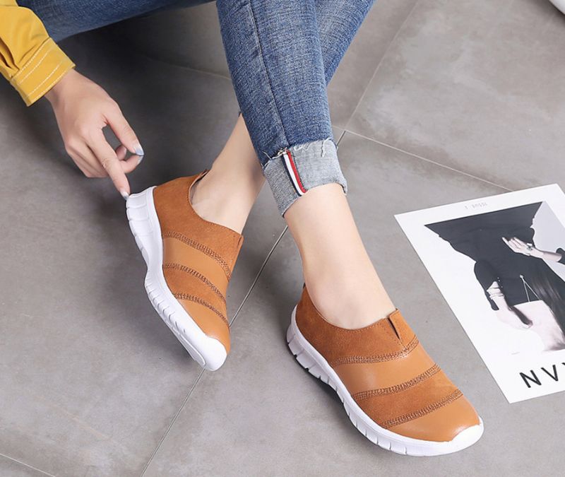 Benna Damskie Buty Wsuwane - Czarny