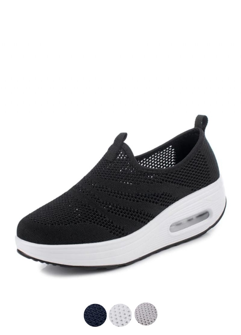 Bennu Damskie Buty Platformowe Do Chodzenia Na Platformie Czarne