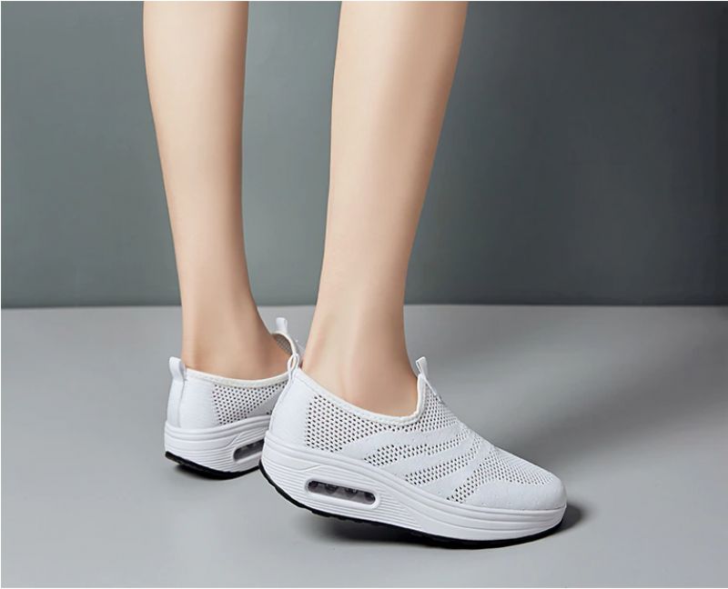 Bennu Damskie Buty Platformowe Do Chodzenia Na Platformie Czarne - Czarny
