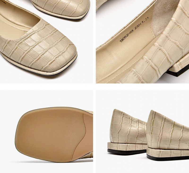 Benoit Damskie Płaskie Buty - Morelowy