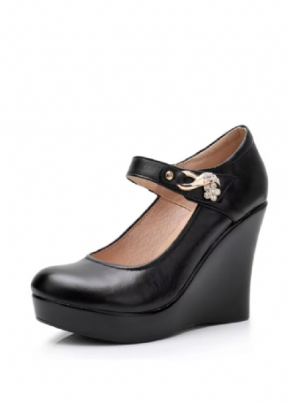 Berny Damskie Buty Na Platformie Na Koturnie