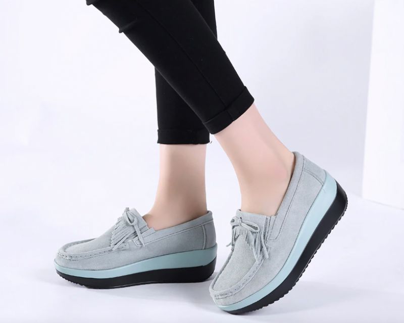 Beth M13 Damskie Buty Na Platformie - Khaki