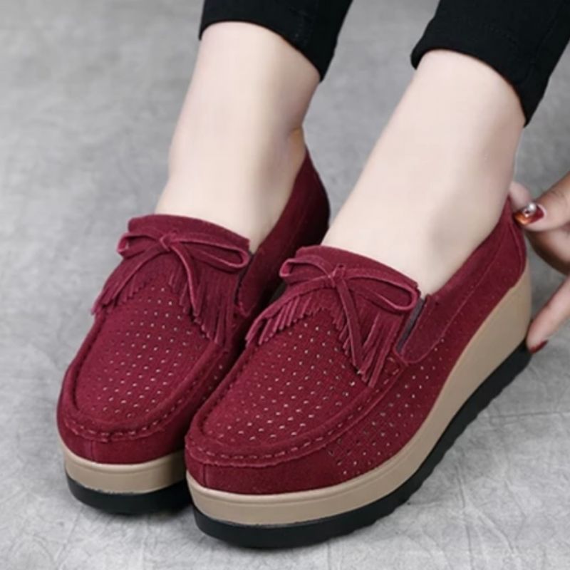 Beth M3 Damskie Buty Na Platformie - Hollow Czerwony