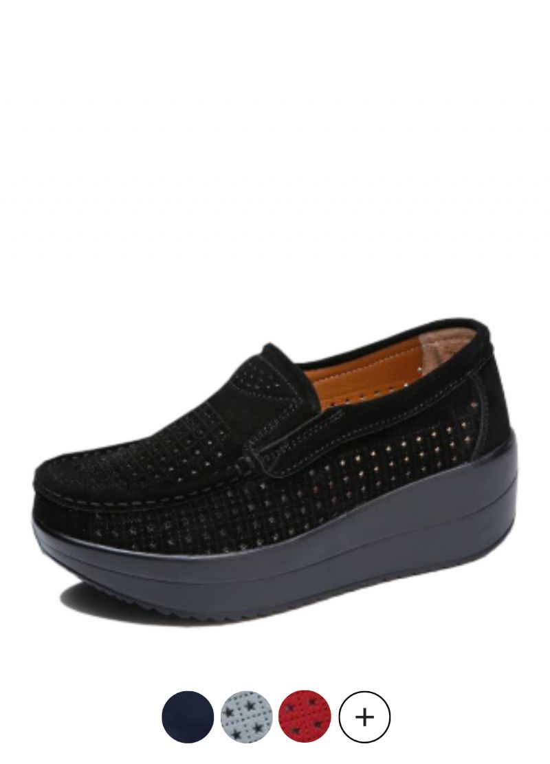 Beth M8 Damskie Buty Na Platformie Czarne