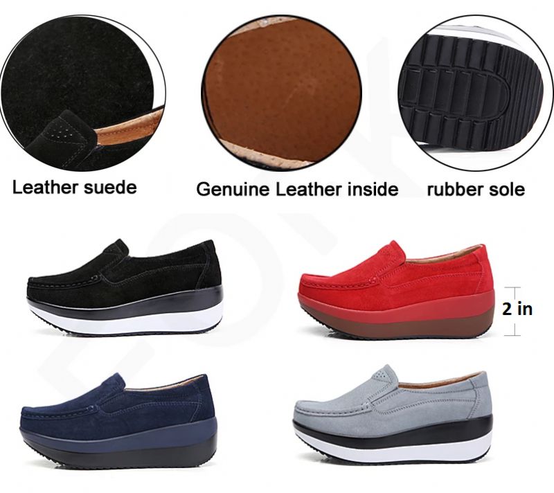 Beth M8 Damskie Buty Na Platformie Red - Czerwony