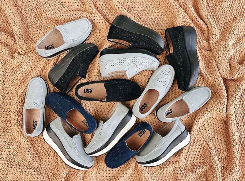 Beth M8 Damskie Miękkie Buty Na Platformie - Olej