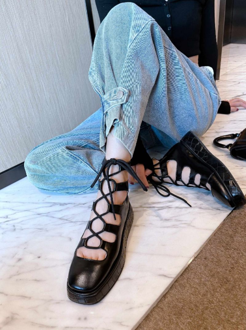 Betsey Damskie Buty Na Platformie - Brązowy