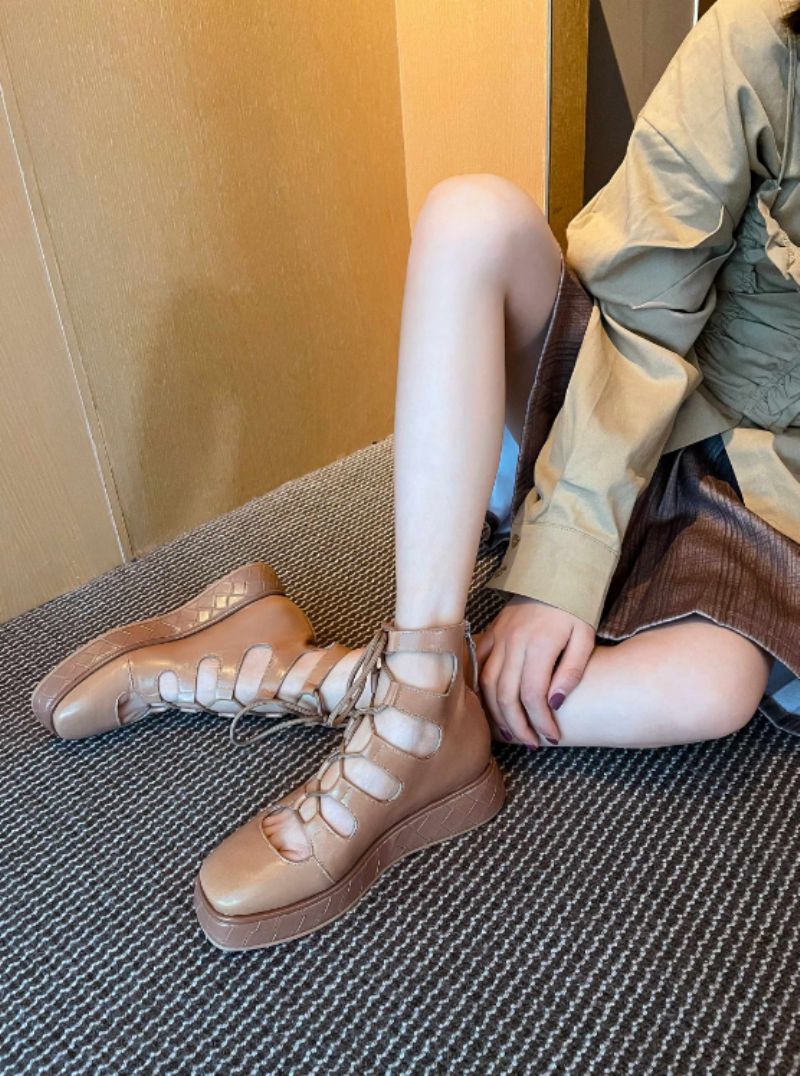 Betsey Damskie Buty Na Platformie - Brązowy