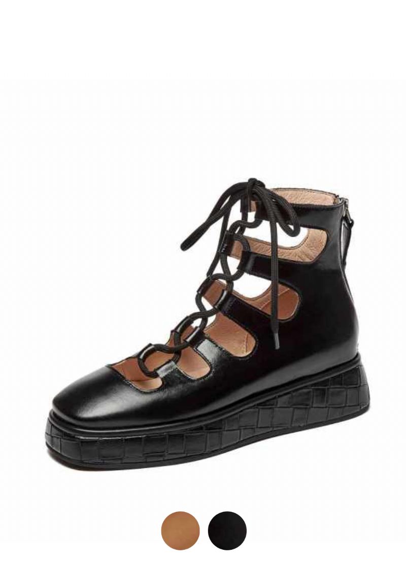 Betsey Damskie Buty Na Platformie W Kolorze Czarnym
