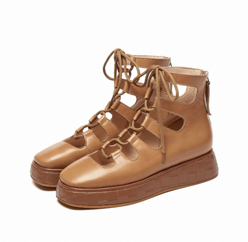 Betsey Damskie Buty Na Platformie W Kolorze Czarnym - Czarny