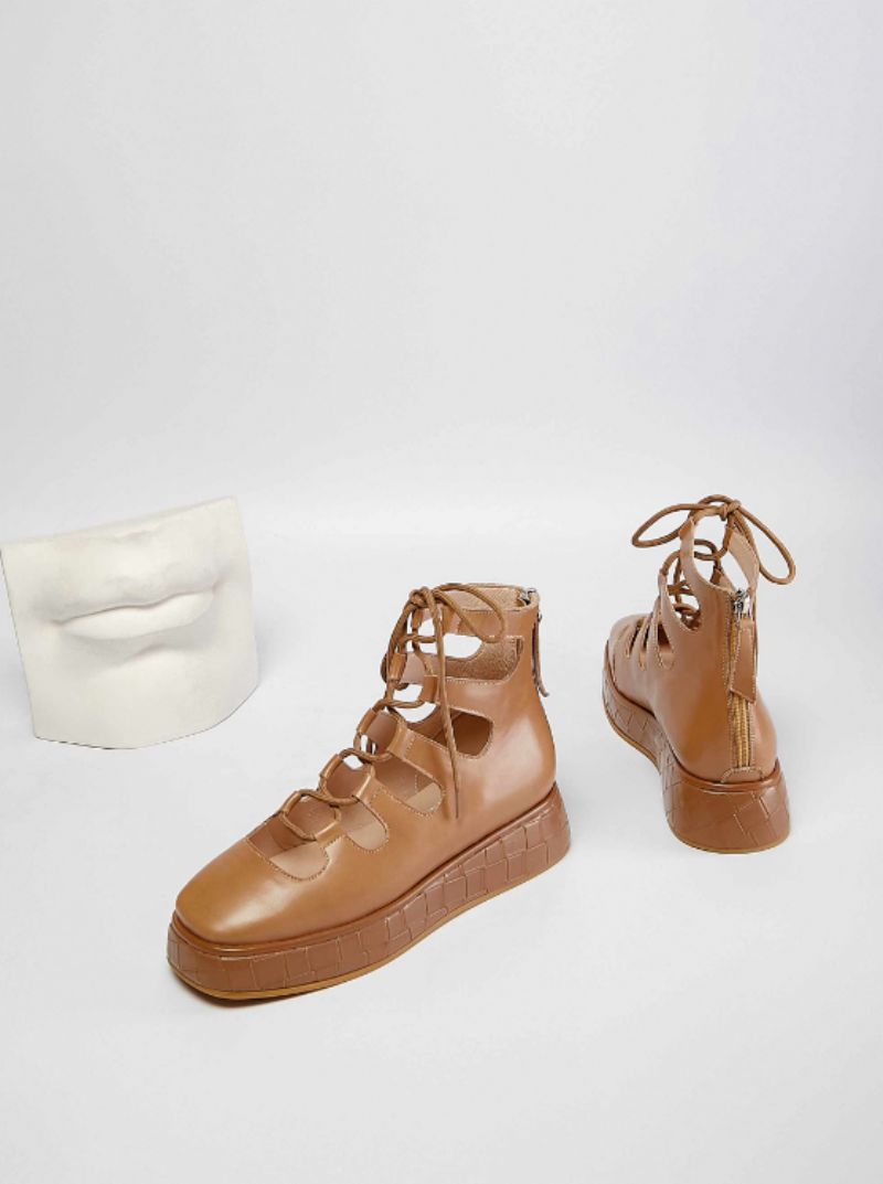 Betsey Damskie Buty Na Platformie W Kolorze Czarnym - Czarny