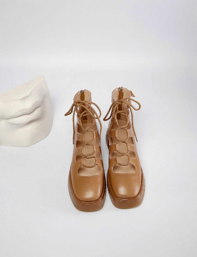Betsey Damskie Buty Na Platformie W Kolorze Czarnym - Czarny