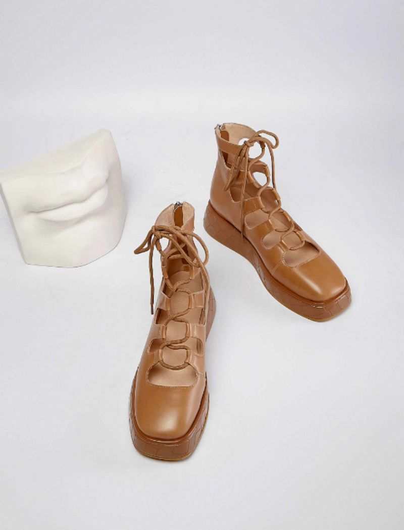 Betsey Damskie Buty Na Platformie W Kolorze Czarnym - Czarny
