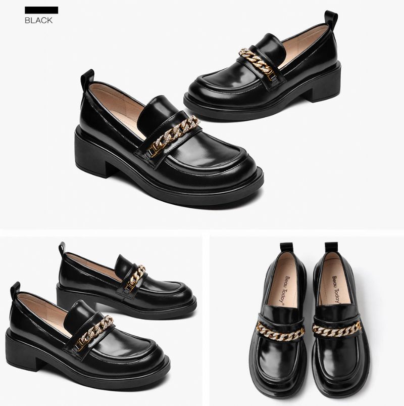 Bianco Damskie Buty Typu Oxford - Beżowy