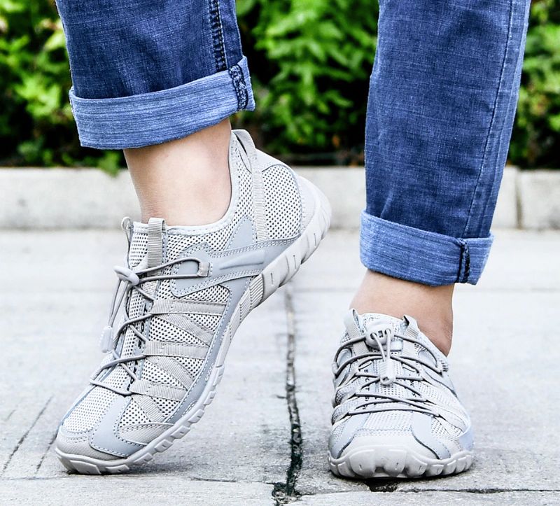 Biel Męskie Buty Trekkingowe Outdoorowe - Czarny