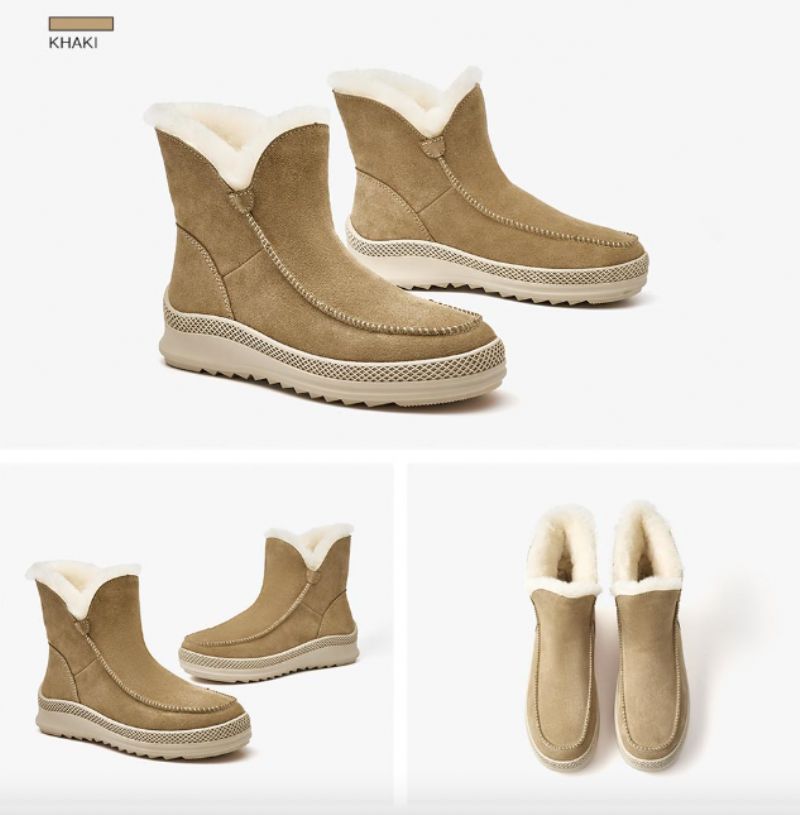 Botki Damskie Alicia - Khaki