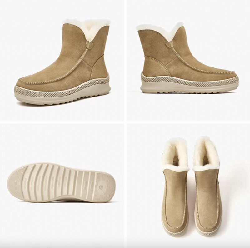 Botki Damskie Alicia - Khaki