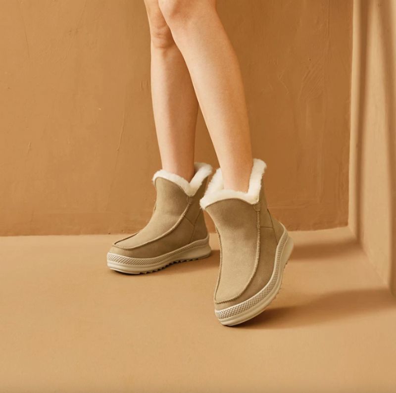 Botki Damskie Alicia - Khaki