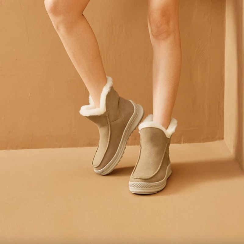 Botki Damskie Alicia - Khaki
