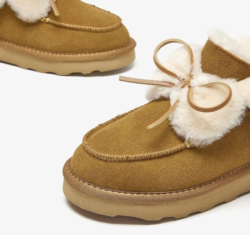 Botki Damskie Roddy Slip-on - Brązowy