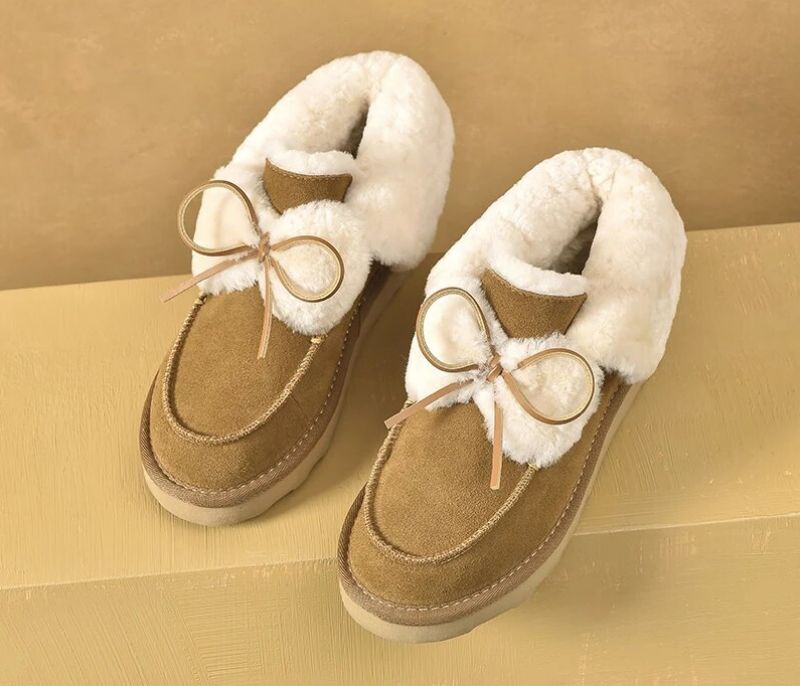 Botki Damskie Roddy Slip-on - Brązowy