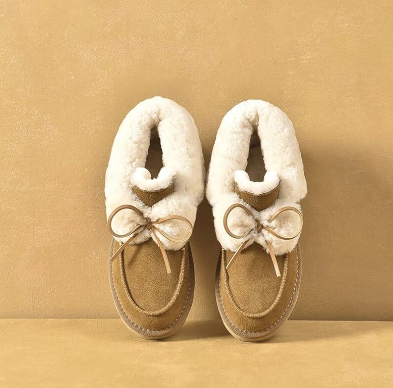 Botki Damskie Roddy Slip-on - Brązowy