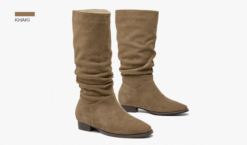 Botki Damskie Yury - Khaki