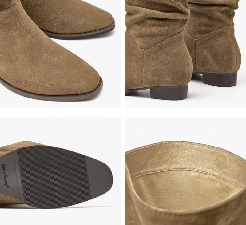 Botki Damskie Yury - Khaki